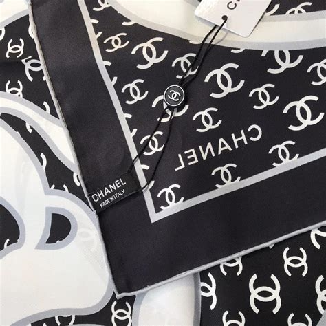 chanel scarves outlet|authentic chanel scarf.